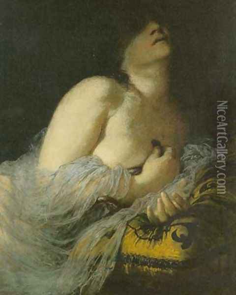 Cleopatra Oil Painting - Arnold Bocklin