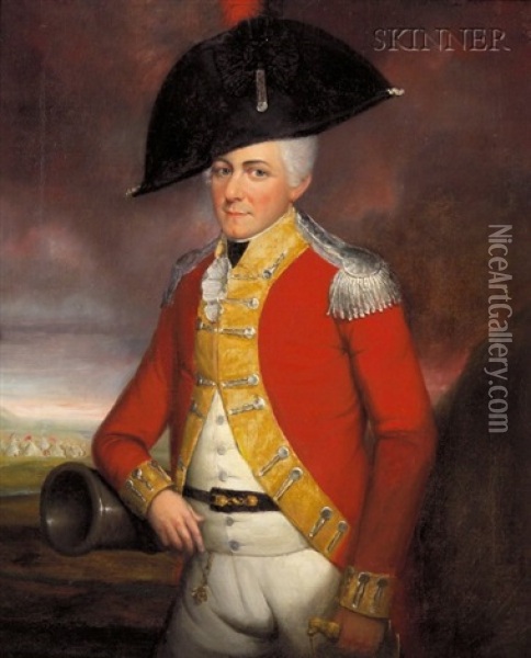 Portrait Of Admiral Benson Oil Painting - Lemuel Francis Abbott