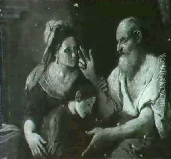 Jacob Stealing Esau's Birthright Oil Painting - Giovanni Segala