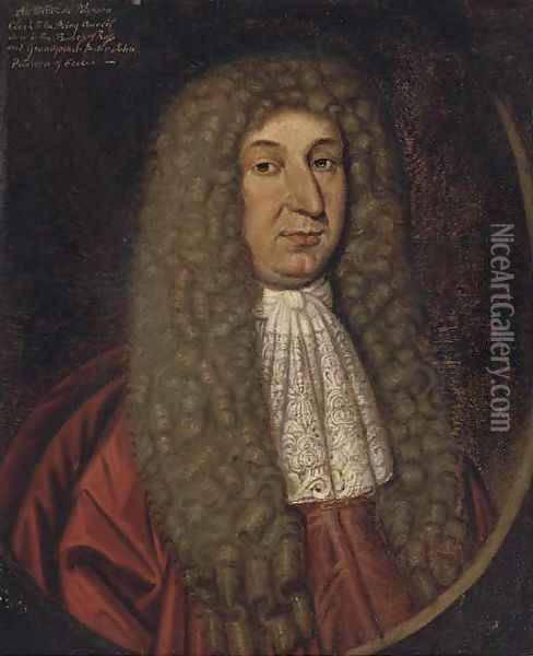 Portrait of Sir William Paterson Oil Painting - English School