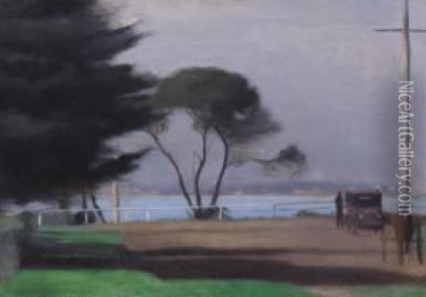 Autumn Morning (early Morning, Beaumaris) Oil Painting - Clarice Marjoribanks Beckett