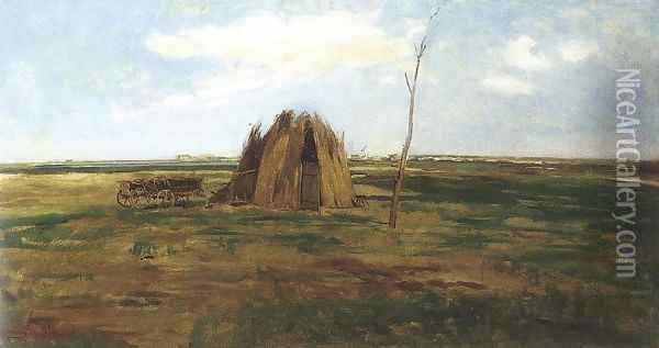 Tajkep, 1878 Oil Painting - Gyula Agghazy