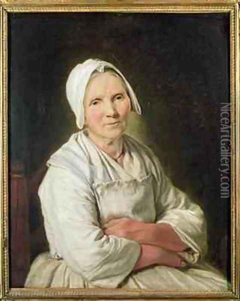 The Old Woman Oil Painting - Francoise Duparc