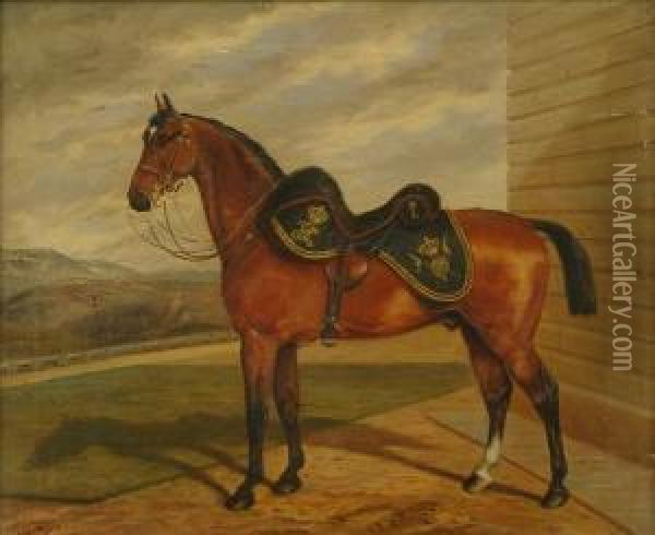 Stilton Of The 9th Lancers Oil Painting - Benjamin Cam Norton