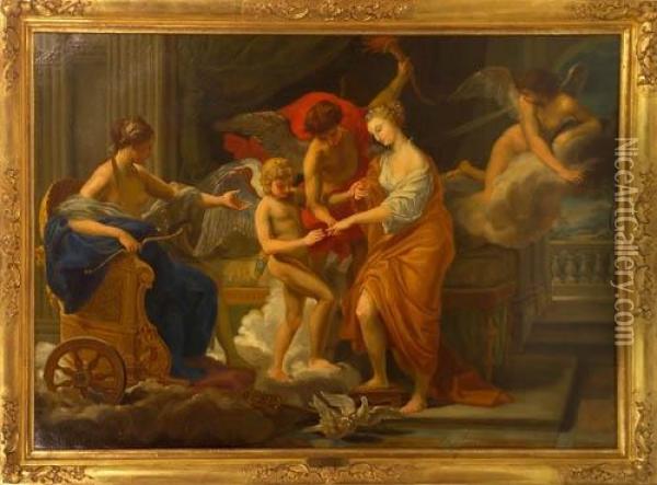 Lo Sposalizio Di Venere Oil Painting - Pompeo Gerolamo Batoni