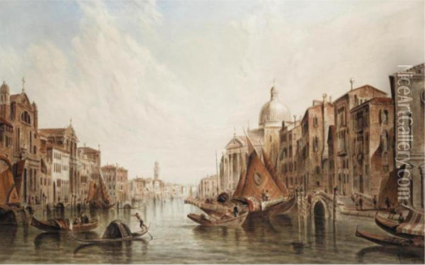 Venice Oil Painting - Alfred Pollentine