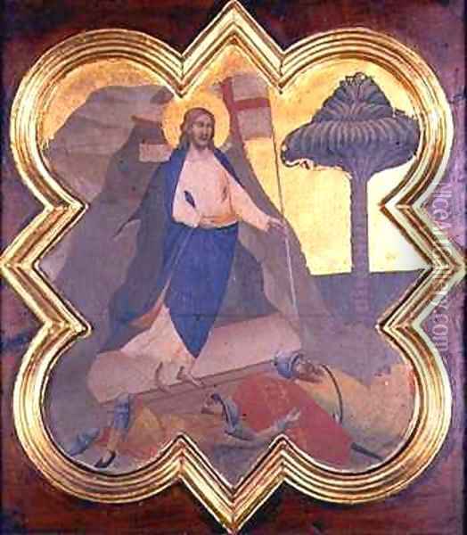 The Resurrection of Christ Oil Painting - Taddeo Gaddi