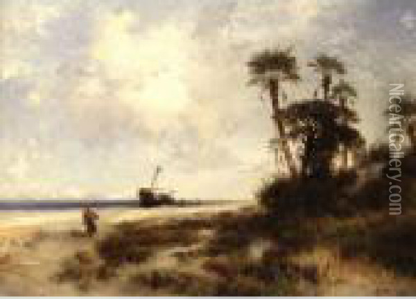 Fort George Island Oil Painting - Thomas Moran