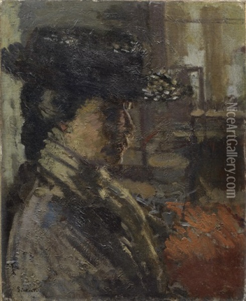 Le Corsage Violet Oil Painting - Walter Sickert