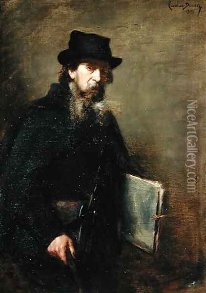 The Old Lithographer, 1903 Oil Painting - Carolus (Charles Auguste Emile) Duran