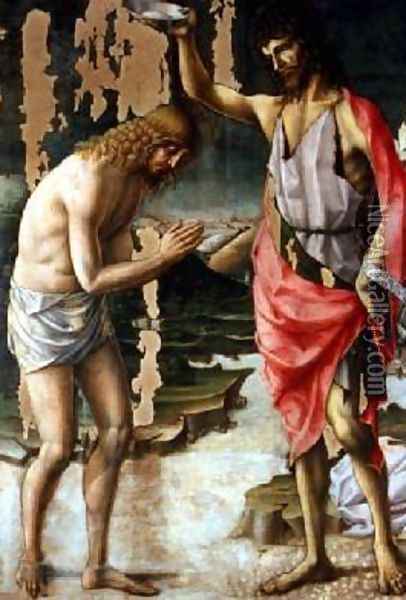 The Baptism of Christ 2 Oil Painting - d'Alessandro da Severino II Lorenzo