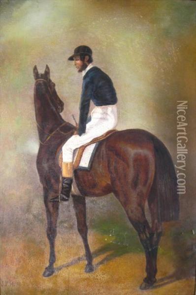 Equestrianportrait Oil Painting - John Frederick Herring Snr