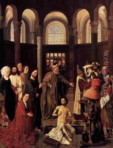 The Raising of Lazarus Oil Painting - Aelbert van Ouwater