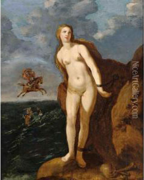 Perseus And Andromeda Oil Painting - Hendrick Bloemaert