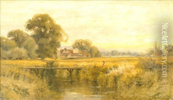 The Mill Oil Painting - Harry Pennell