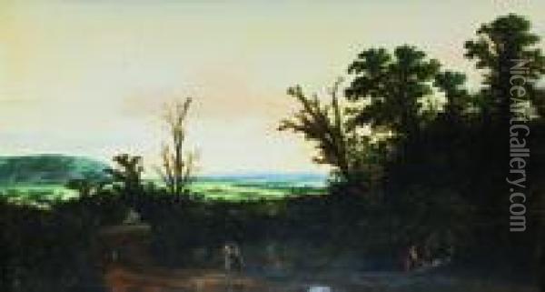 Paysage De Campagne Oil Painting - Cornelis Hendricksz. The Younger Vroom