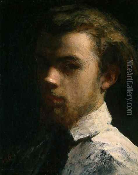 Self-Portrait Oil Painting - Ignace Henri Jean Fantin-Latour