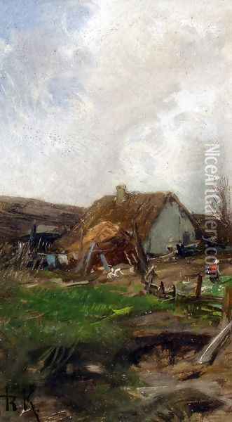 Farm II Oil Painting - Roman Kochanowski