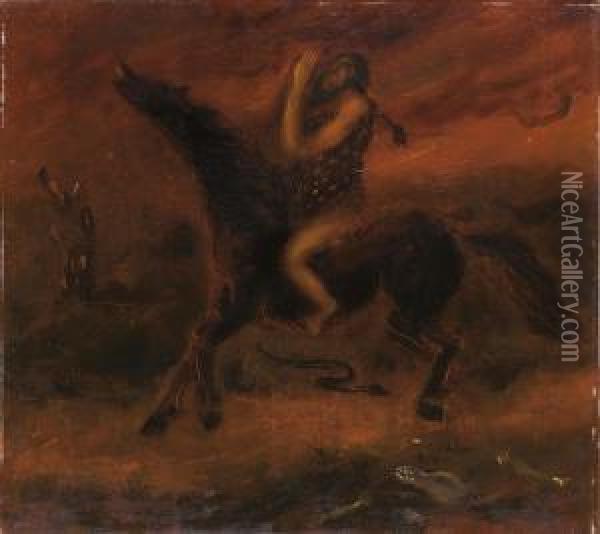 Il Profeta In Vista Di Gerusalemme Oil Painting - Gino Bonichi Scipione