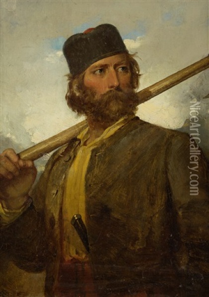 The Miller Of Invernahyle Oil Painting - Kenneth Macleay