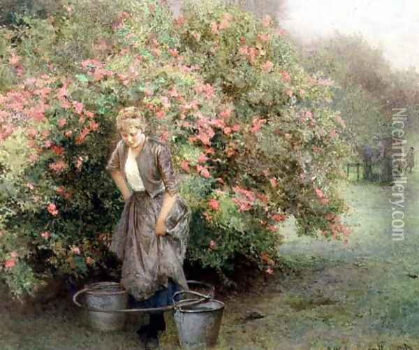 The Well by the Maytree Oil Painting - Arthur Hopkins