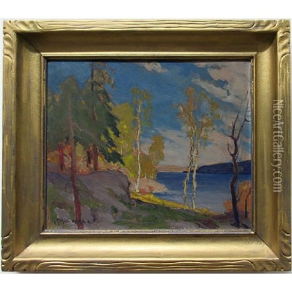 Autumn Sunshine Oil Painting - George Arthur Kulmala