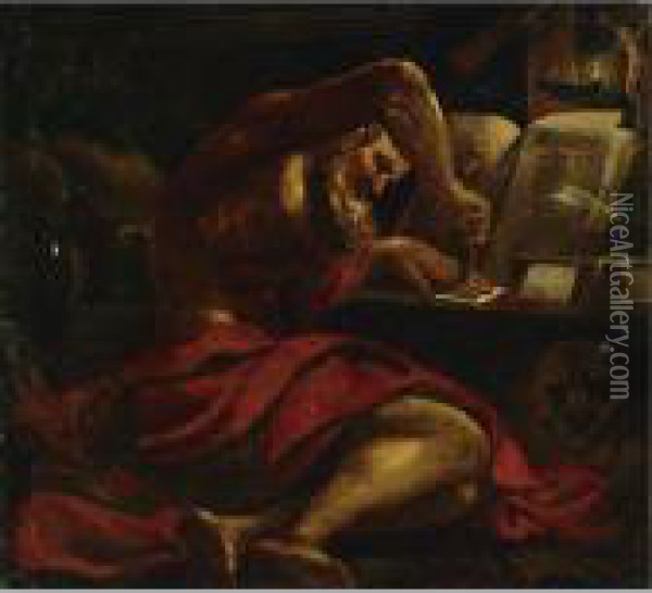 Saint Jerome Oil Painting - Guercino