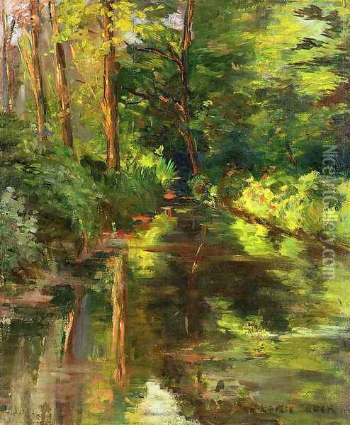 The River Ept Oil Painting - John Leslie Breck