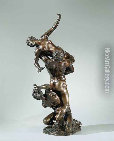 The Rape of the Sabine Women Oil Painting - Giambologna