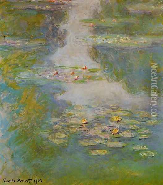 Water-Lilies 16 Oil Painting - Claude Oscar Monet