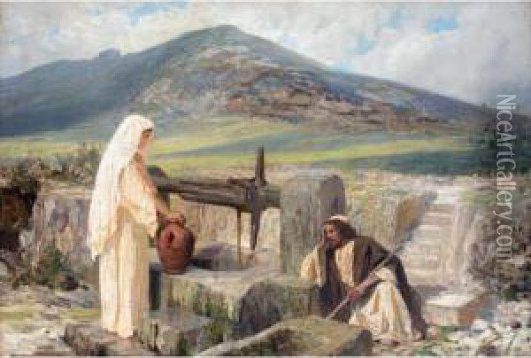 The Samaritan Woman Oil Painting - Vasily Polenov
