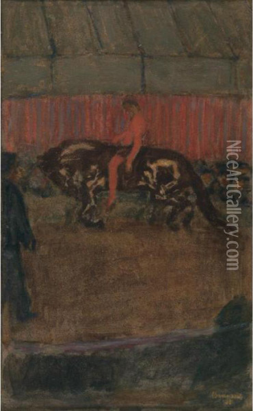 Sur La Piste Oil Painting - Pierre Bonnard