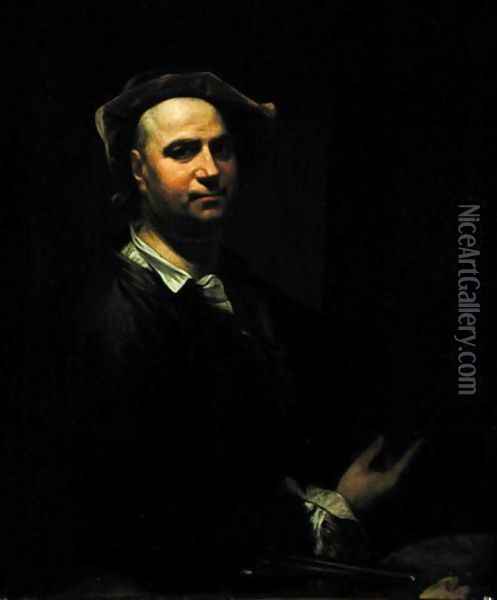 Self Portrait Oil Painting - Dominicus Van der Smissen