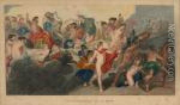 Le Gouvernement De La Reine Oil Painting - Peter Paul Rubens