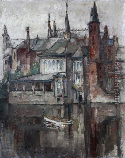 Bruges Oil Painting - Victor Guillaume