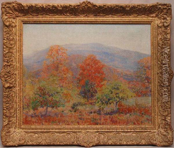 Fall Landscape Oil Painting - Carl Gordon Cutler