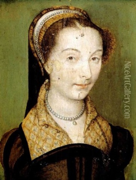 Portrait De Jeune Femme Oil Painting -  Corneille de Lyon