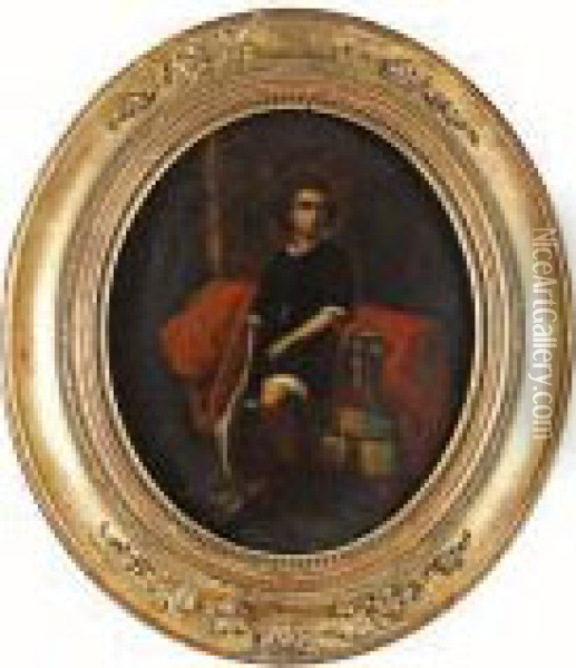 Portrait Du Duc De Montpensier A L'age De 13 Ans Oil Painting - Jean Baptiste Isabey