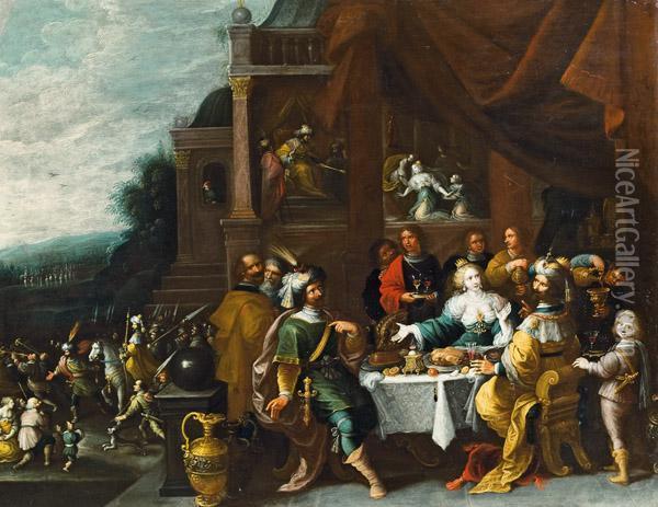 Ohne Titel Oil Painting - Frans II Francken