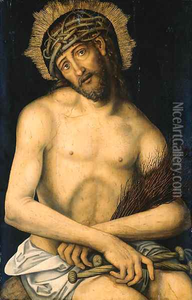 Christ Oil Painting - Lucas The Younger Cranach