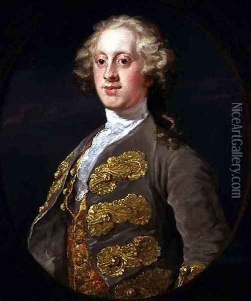 William Cavendish Marquess of Hartington Oil Painting - William Hogarth