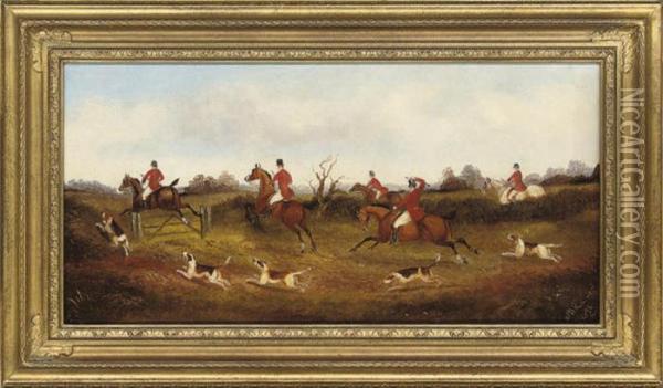 The Chase Oil Painting - Philip H. Rideout