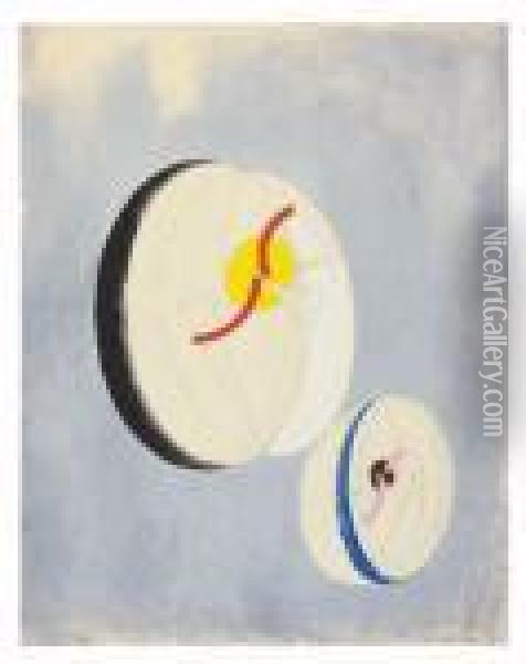 Composition Oil Painting - Laszlo Moholy-Nagy