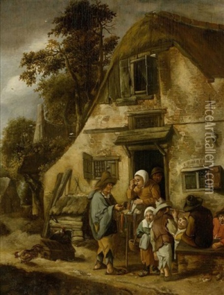 Der Marktkramer Oil Painting - Nicolaes Hals