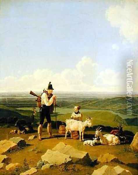 The Deer Hunter Oil Painting - Wilhelm Alexander Kobell