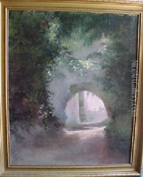 Shaded Archway Oil Painting - Elizabeth Wentworth Roberts