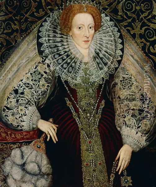 Queen Elizabeth I, c.1585-90 Oil Painting - Mary Ellen Best