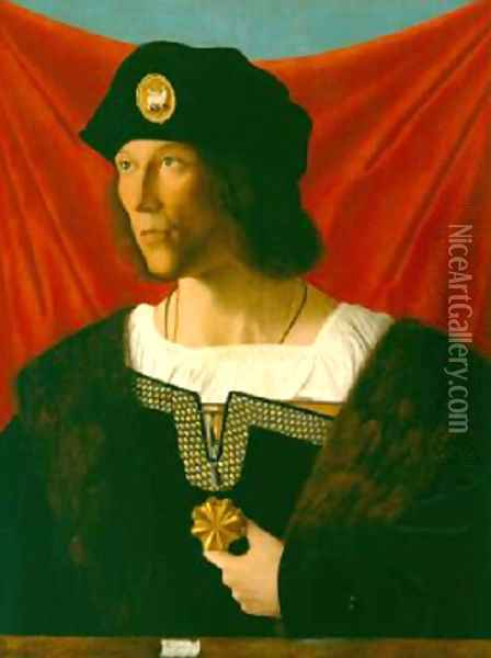 Portrait of a Man 1512 Oil Painting - Bartolomeo Veneto