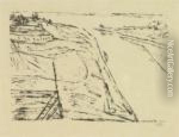 Blick Auf Einen Fluss Oil Painting - Paul Klee
