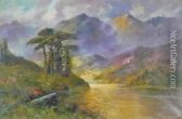Loch Eck Oil Painting - Frank E. Jamieson